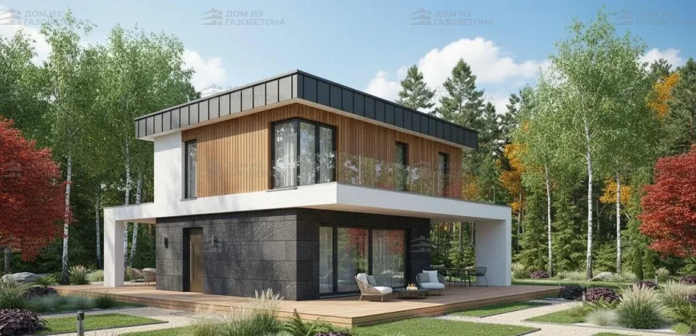 Проект Двухэтажный дом 10 на 20, 172 м2