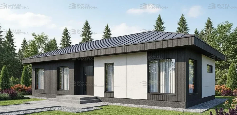 Проект Двухэтажный дом 14 на 10, 167 м2