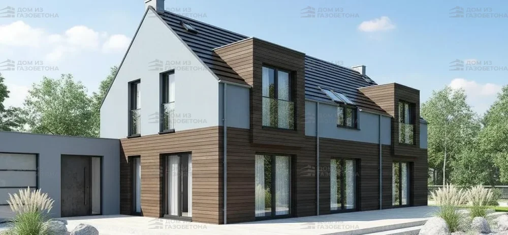 Проект Двухэтажный дом 18 на 27, 304 м2