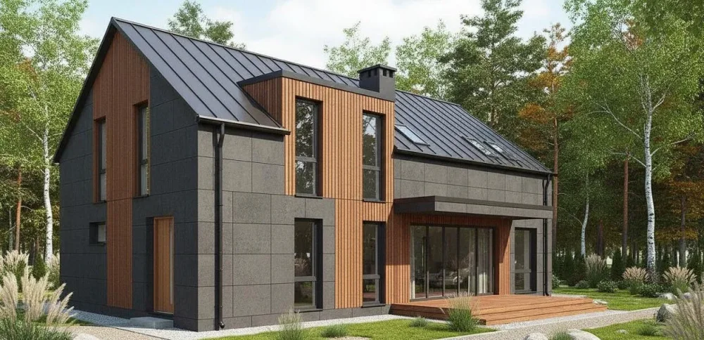 Проект Двухэтажный дом 1 на 13, 135 м2