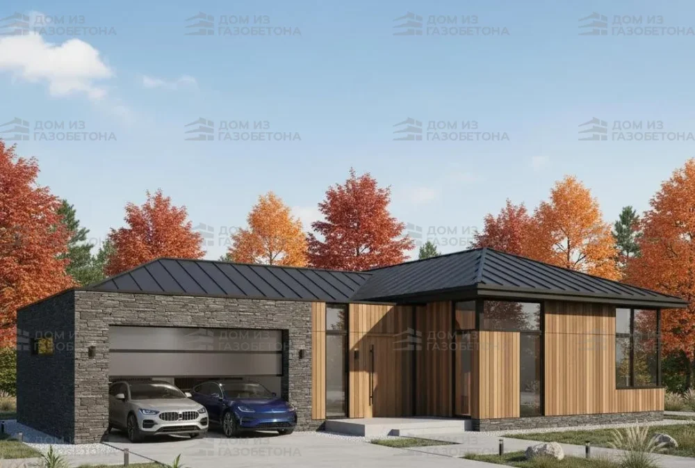 Проект Двухэтажный дом 15 на 10, 181 м2